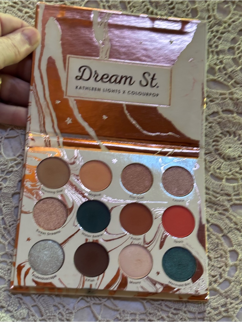 Colourpop x Kathleen Lights Dream St. Eyeshadow Palette 12 Different Colors NEW